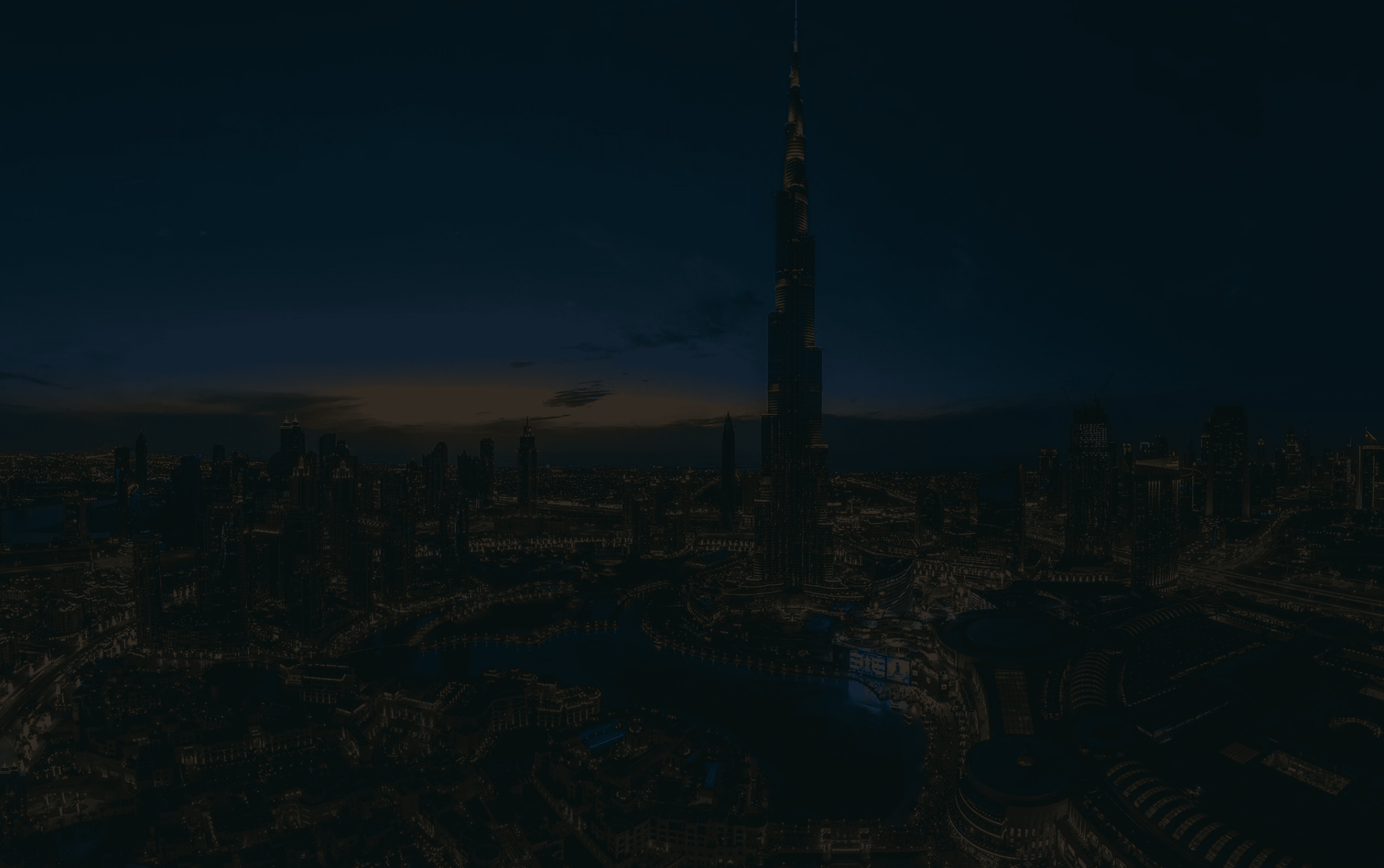 Dubai Skyline Night